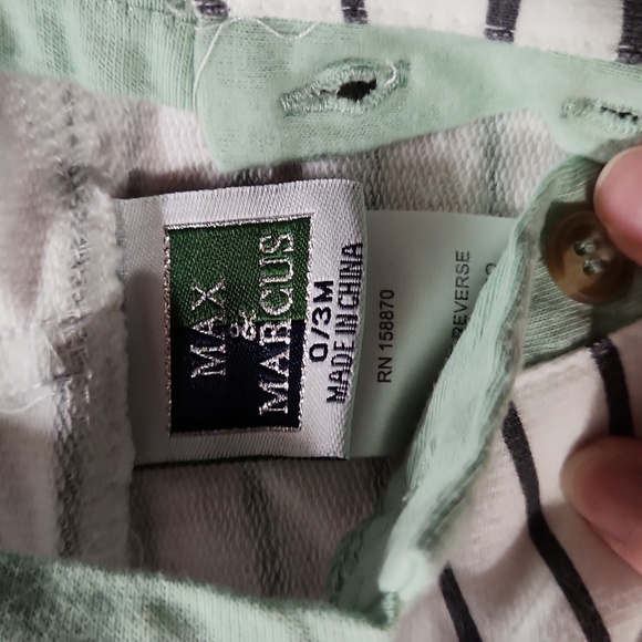 Max & Marcus dinosaur outfit set, size 0-3 months, like new - Picture 5 of 5